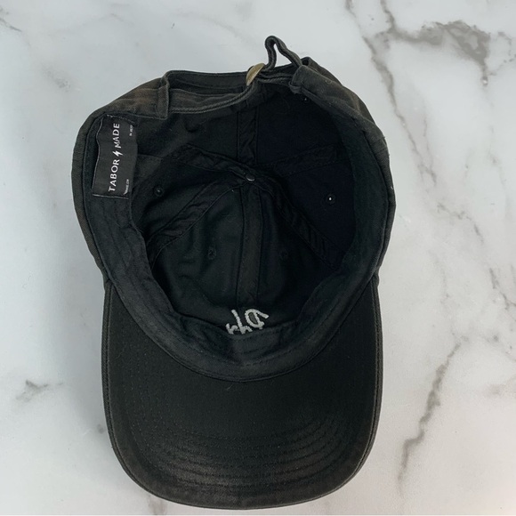 PDX Portland Oregon PNW Black Cotton Tabor Made Adjustable Hat Cap - Picture 7 of 8